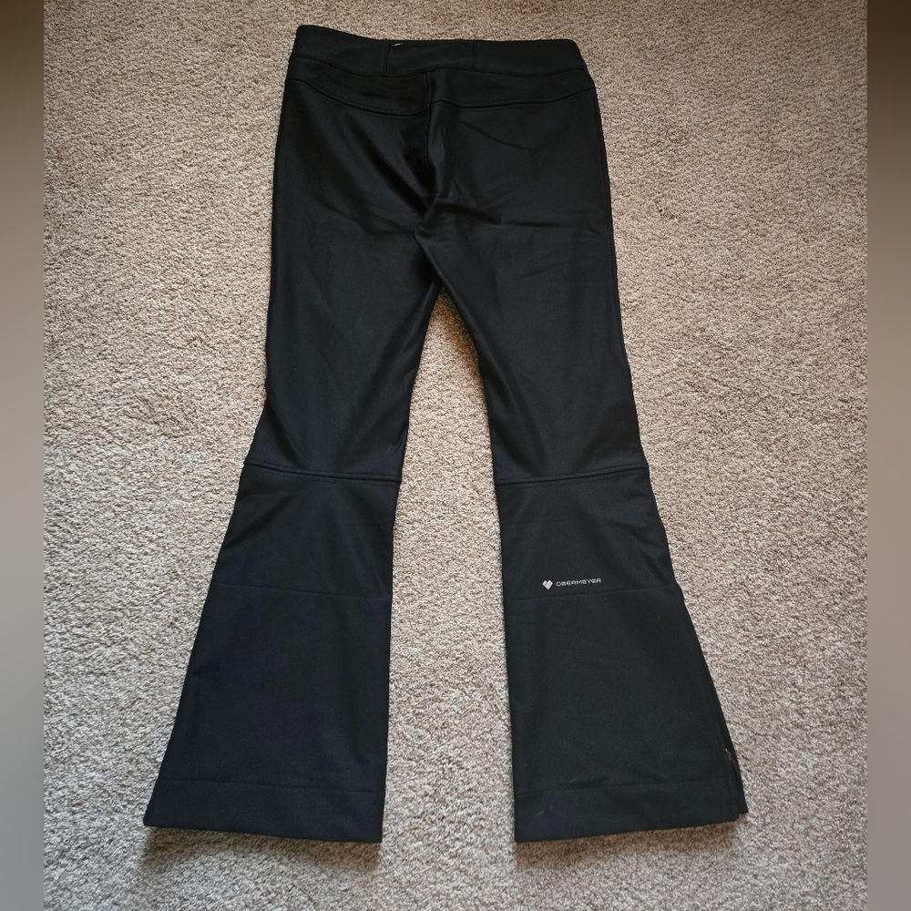 Obermeyer Black Flared Ski Pants Size 12 - Picture 5 of 8